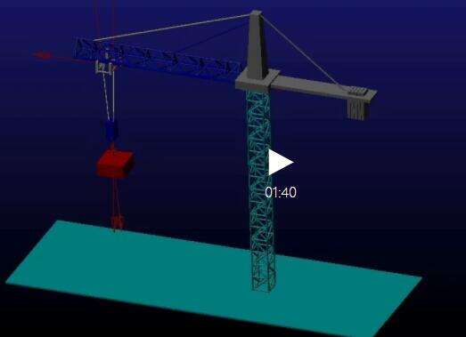 Adams塔吊刚柔耦合分析的图2